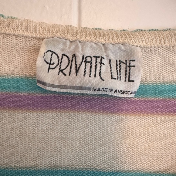 Vintage striped top / size small - Picture 4 of 5